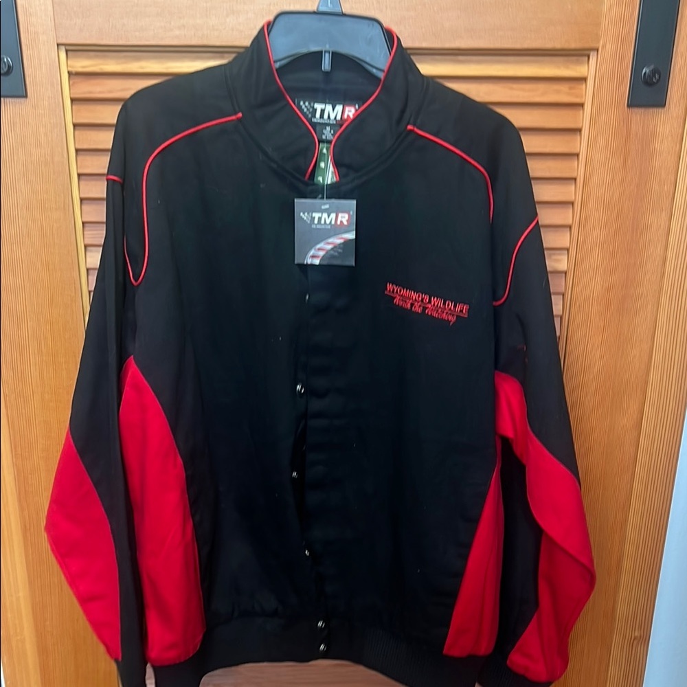 Wyoming Wildlife Tri.mountain Racing jacket SZ Med